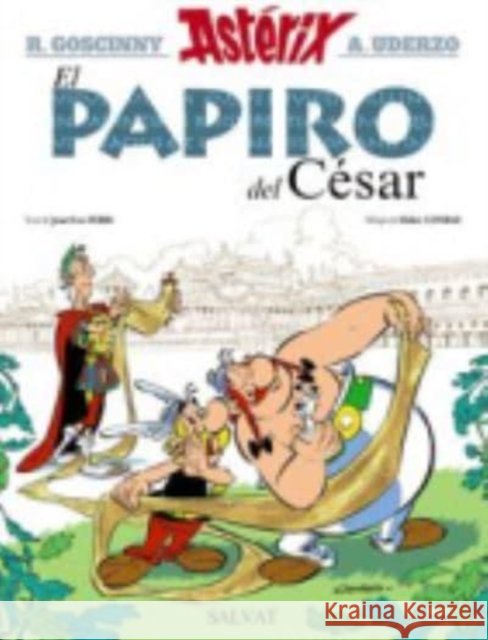Asterix in Spanish  - El papiro del Cesar Albert Uderzo 9788469604687 Grupo Editorial Bruno, S.L. - książka