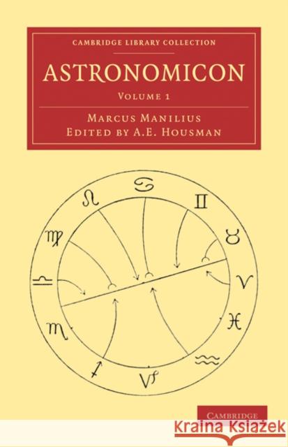 Astronomicon Marcus Manilius A. E. Housman 9781108040471 Cambridge University Press - książka