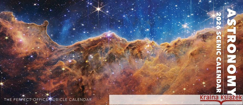 Astronomy 2026 Panoramic 15 X 6.5 Wall Calendar Willow Creek Press 9781549254703 Willow Creek Press Calendars - książka