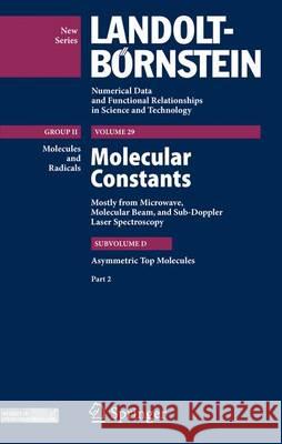 Asymmetric Top Molecules, Part 3 Jean Demaison Jurgen Vogt Wolfgang Huttner 9783642141447 Not Avail - książka