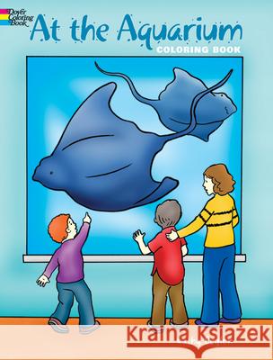 At the Aquarium Colouring Book Cathy Beylon 9780486423715 Dover Publications - książka