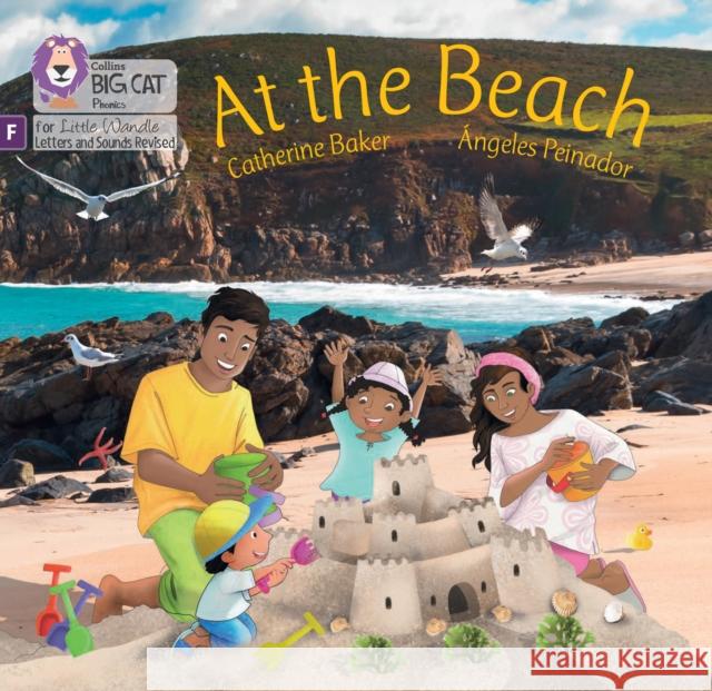 At the Beach: Foundations for Phonics Catherine Baker 9780008502546 HarperCollins Publishers - książka