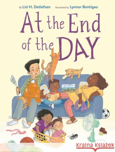 At the End of the Day Lisl H. Detlefsen Lynnor Bontigao 9780593378632 Alfred A. Knopf Books for Young Readers - książka