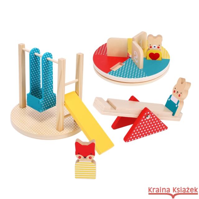 At the Park Wooden Play Set Petit Collage 9781797234922 Chronicle Books - książka