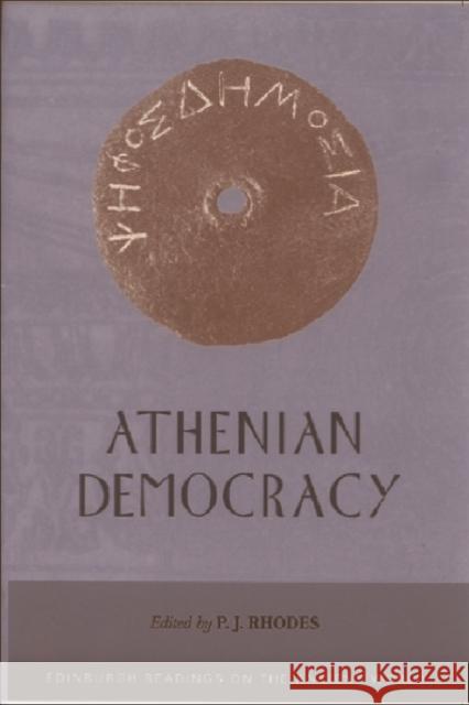 Athenian Democracy  9780748616879 EDINBURGH UNIVERSITY PRESS - książka