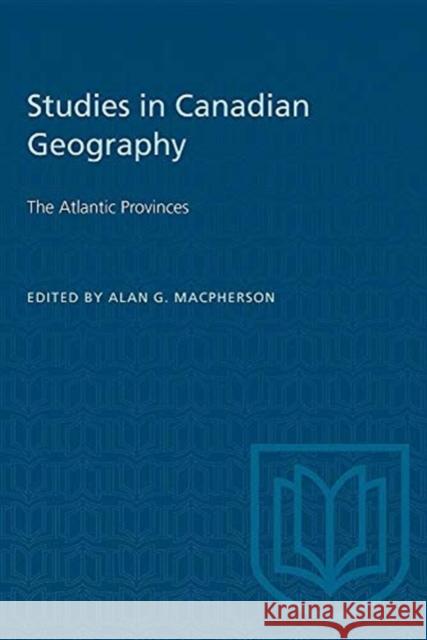 ATLANTIC PROVINCES STUDIES CANADIAN GP  9780802061584 TORONTO UNIVERSITY PRESS - książka
