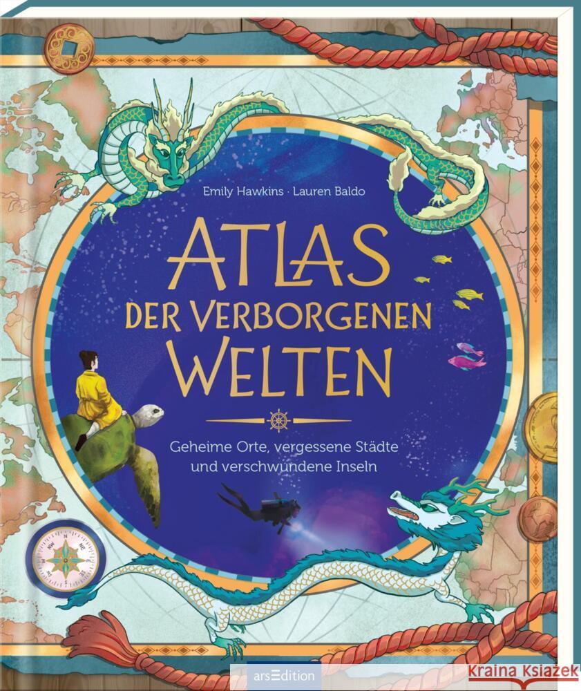 Atlas der verborgenen Welten Hawkins, Emily 9783845851747 ars edition - książka