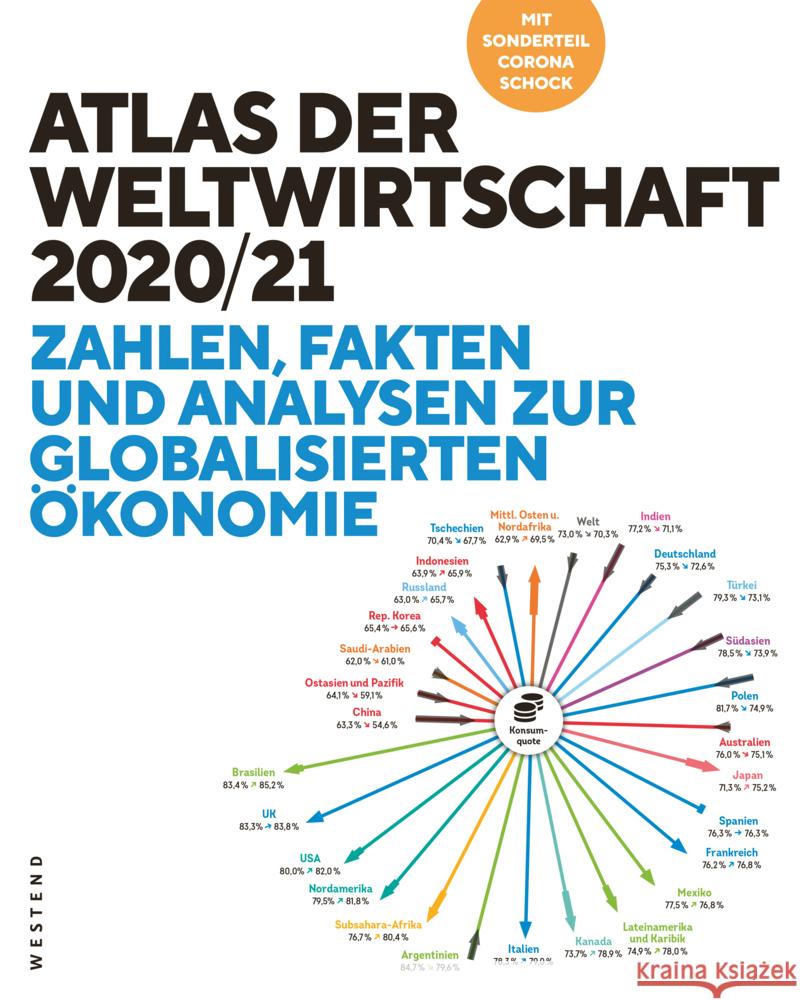 Atlas der Weltwirtschaft Flassbeck, Heiner; Spiecker, Friederike; Dudey, Stefan 9783864892950 Westend - książka