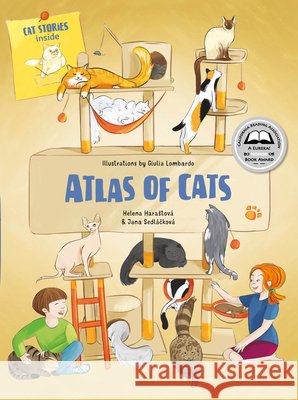 Atlas of Cats Jana Sedlackova 9788000078854 Albatros Media - książka