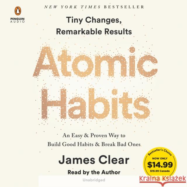 Atomic Habits: An Easy & Proven Way to Build Good Habits & Break Bad Ones - audiobook James Clear 9780593207093 Penguin Audiobooks - książka