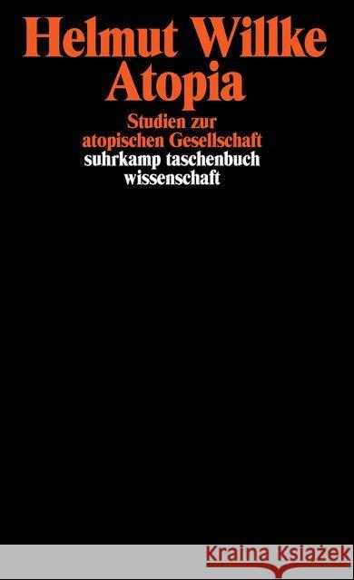 Atopia Willke, Helmut 9783518291160 Suhrkamp - książka