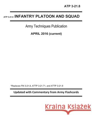 ATP 3-21.8 - Infantry Platoon and Squad - Army Techniques Publication - April 2016 (current) - Replaces FM 3-21.8, ATTP 3-21.71, and ATTP 3-21.9 - Upd Zachary Willey 9781095269251 Independently Published - książka