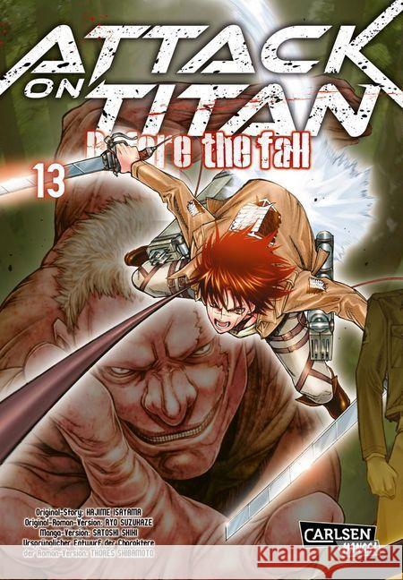 Attack on Titan - Before the Fall. Bd.13 Isayama, Hajime; Suzukaze, Ryo 9783551746375 Carlsen - książka