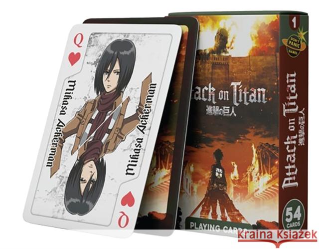 Attack on Titan - Playing cards  9781427885821 TokyoPop - książka