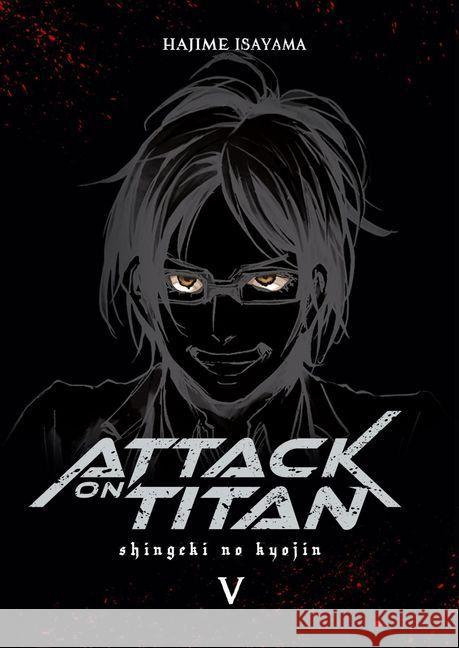 Attack on Titan Deluxe. Bd.5 : Edle 3-in-1-Ausgabe im Hardcover mit Farbseiten Isayama, Hajime 9783551741073 Carlsen - książka