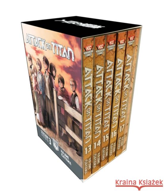 Attack on Titan Season 3 Part 1 Manga Box Set Hajime Isayama 9781632366559 Kodansha America, Inc - książka