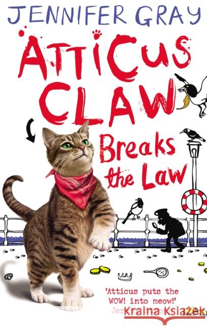 Atticus Claw Breaks the Law Jennifer Gray 9780571284498 Faber & Faber - książka