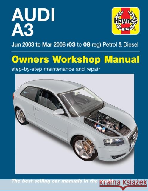 Audi A3 Petrol & Diesel (Jun 03 - Mar 08) Haynes Repair Manual Haynes Publishing 9780857339942 Haynes Publishing Group - książka