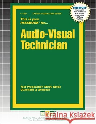 Audio-Visual Technician Passbooks 9781799318941 National Learning Corp - książka