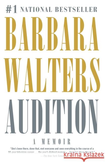 Audition: A Memoir Walters, Barbara 9780307279965 Vintage Books USA - książka