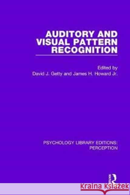 Auditory and Visual Pattern Recognition    9781138692121 Routledge - książka