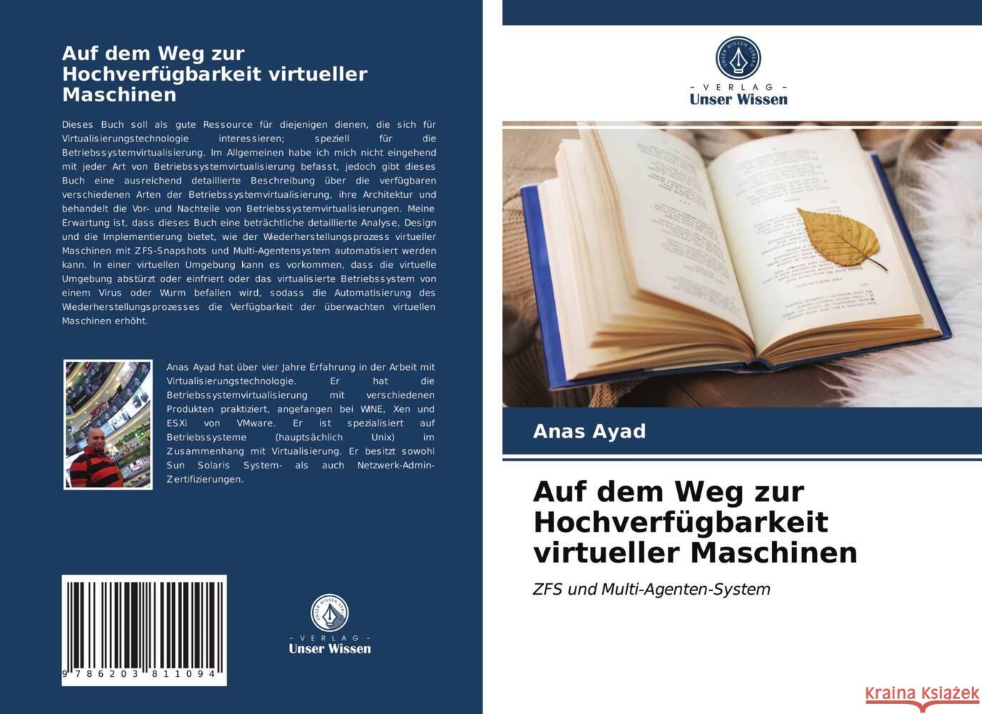 Auf dem Weg zur Hochverfügbarkeit virtueller Maschinen Ayad, Anas 9786203811094 Verlag Unser Wissen - książka