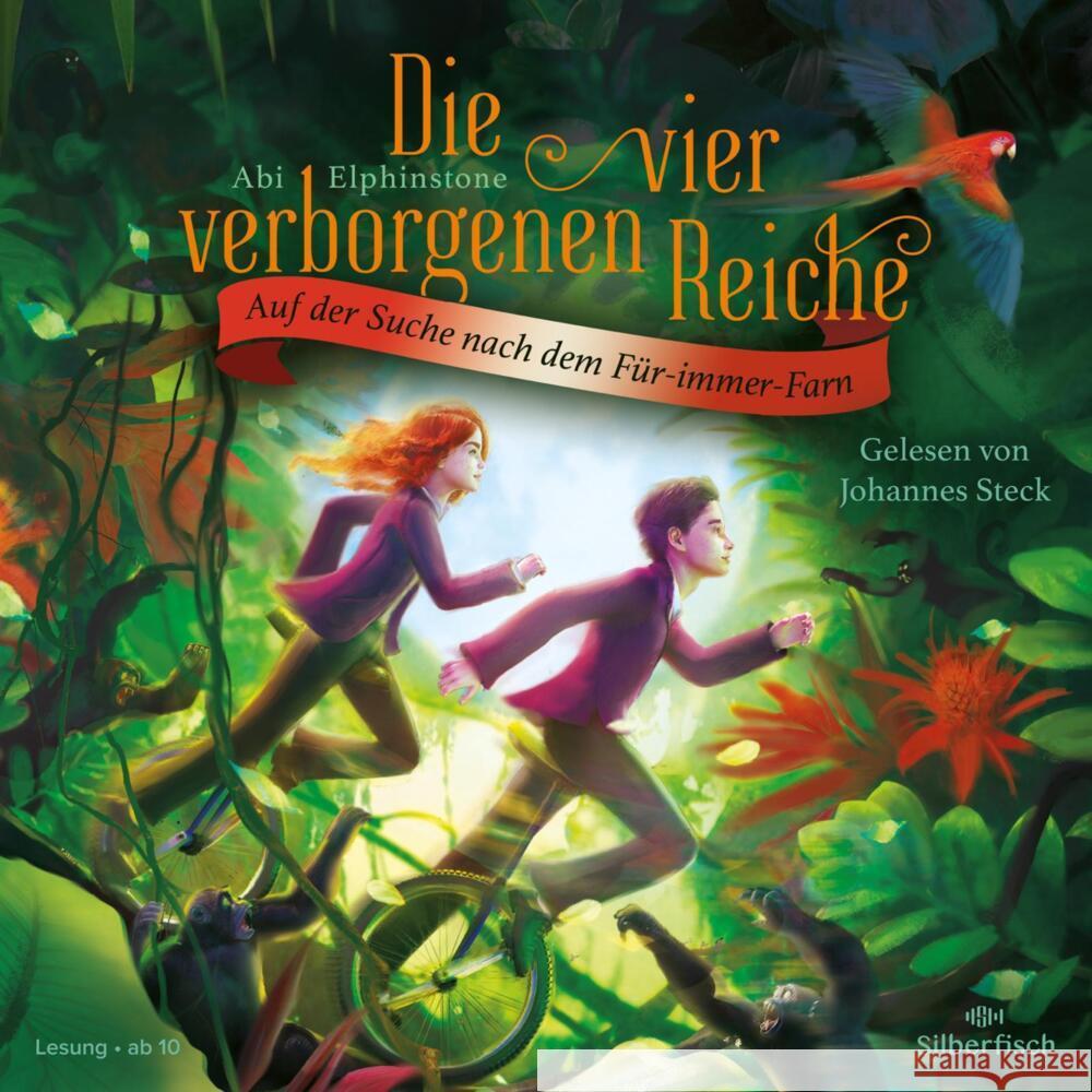 Auf der Suche nach dem Für-immer-Farn, 5 Audio-CD Elphinstone, Abi 9783745604030 Silberfisch - książka
