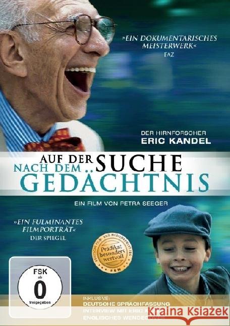 Auf der Suche nach dem Gedächtnis, 1 DVD : Der Hirnforscher Eric Kandel  4250128421218 Lighthouse - książka