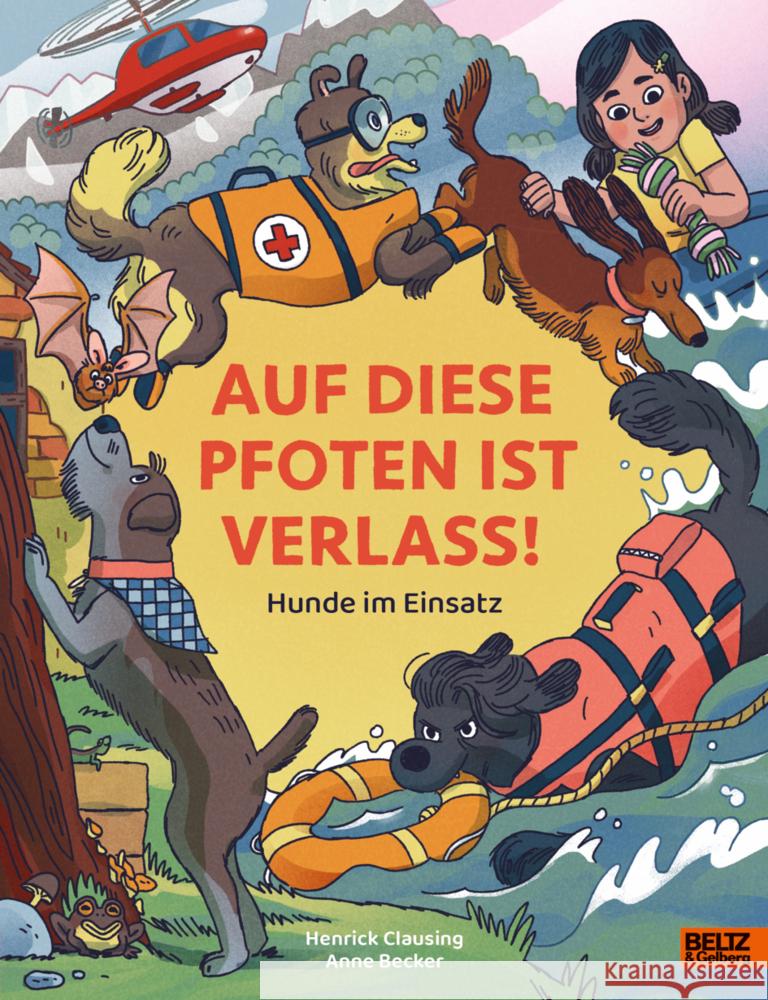 Auf diese Pfoten ist Verlass! Clausing, Henrick 9783407757487 Beltz - książka