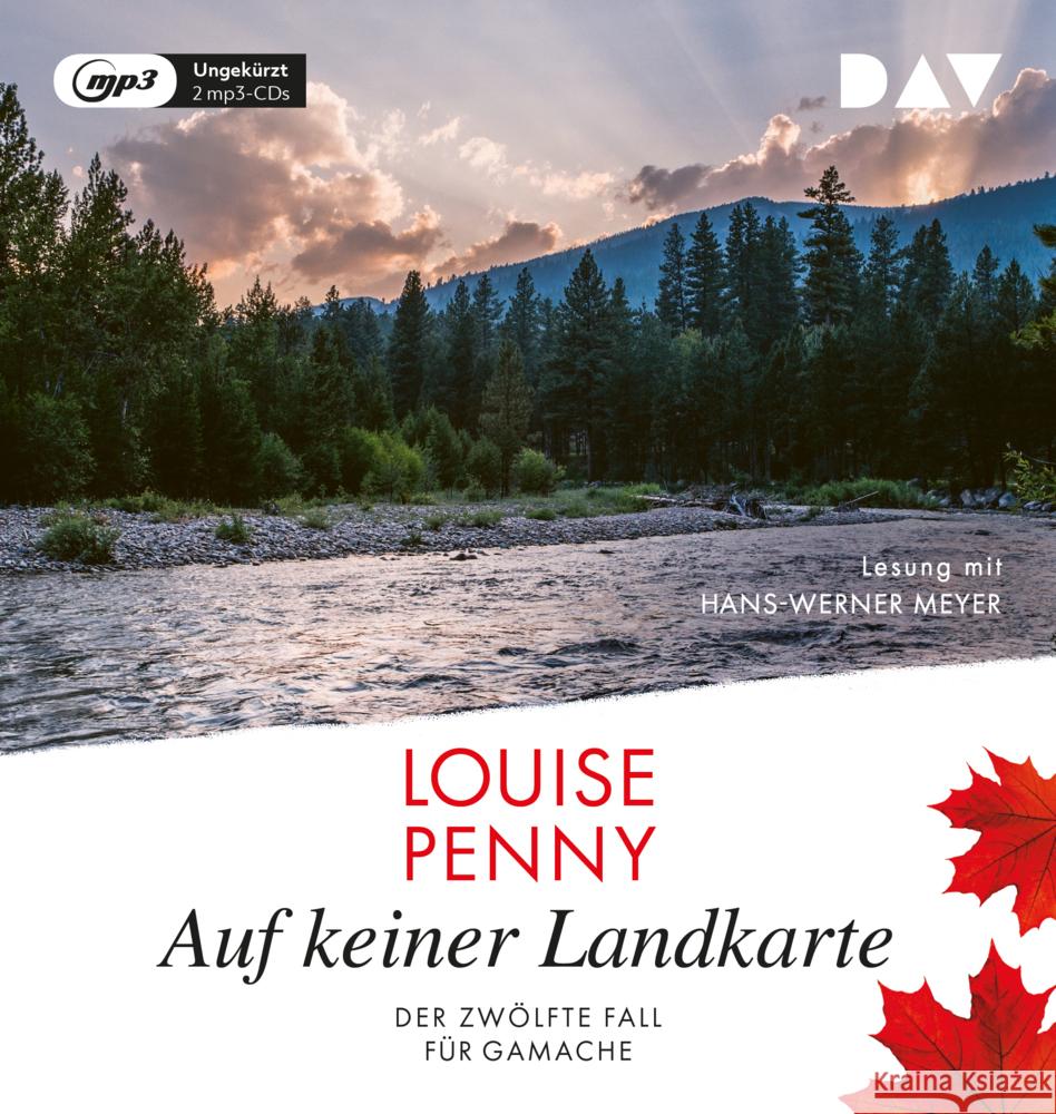 Auf keiner Landkarte. Der zwölfte Fall für Gamache, 2 Audio-CD, 2 MP3 Penny, Louise 9783742423184 Der Audio Verlag, DAV - książka