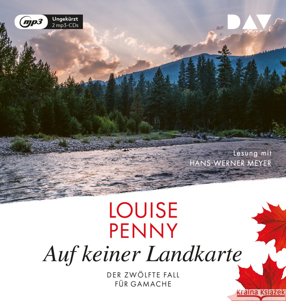 Auf keiner Landkarte. Der zwölfte Fall für Gamache, 2 Audio-CD, 2 MP3 Penny, Louise 9783742423184 Der Audio Verlag, DAV - książka
