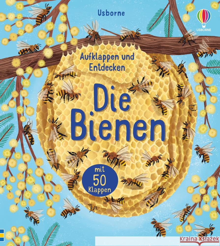 Aufklappen und Entdecken: Die Bienen Bone, Emily 9781789415568 Usborne Verlag - książka