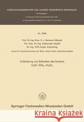 Aufstickung Von Schlacken Des Systems Cao--Sio2--Al2o3 Hermann Rudolf Schenck 9783663200741 Vs Verlag Fur Sozialwissenschaften - książka