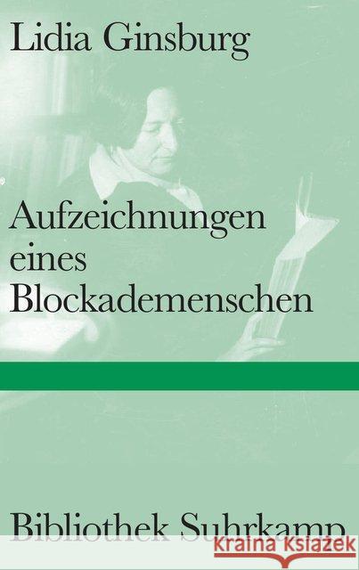 Aufzeichnungen eines Blockademenschen Ginsburg, Lidia 9783518224823 Suhrkamp - książka