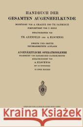 Augenärztliche Operationslehre Axenfeld, Theodor 9783662393239 Springer - książka