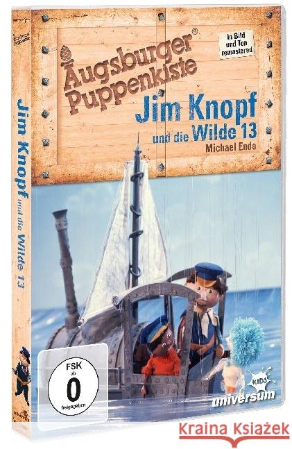 Augsburger Puppenkiste - Jim Knopf und die Wilde Dreizehn, 1 DVD  0889853569090 LEONINE Distribution - książka