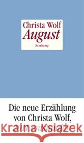 August : Erzählung Wolf, Christa 9783518423288 Suhrkamp - książka