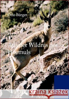 Aus der Wildnis des Huemuls Bürger, Otto 9783864446429 Salzwasser-Verlag - książka