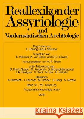 Ausgewahlte Nachtrage, Index Erich Ebeling Bruno Meissner Ernst Weidner 9783110575545 de Gruyter - książka