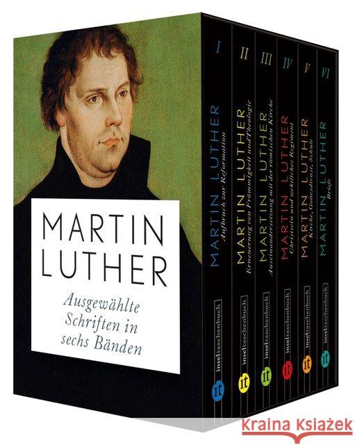 Ausgewählte Schriften, 6 Bde. Luther, Martin 9783458362609 Insel Verlag - książka