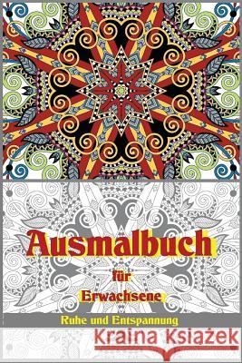 Ausmalbuch für Erwachsene: Malbuch - coloring book for adults Geier, Denis 9781507801857 Createspace Independent Publishing Platform - książka