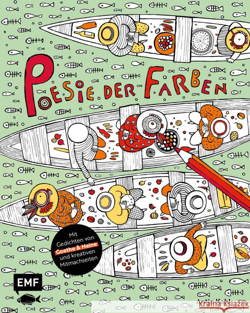 Ausmalbuch: Poesie der Farben Kahl, Antje 9783745924015 Edition Michael Fischer - książka