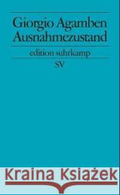 Ausnahmezustand Agamben, Giorgio   9783518123669 Suhrkamp - książka