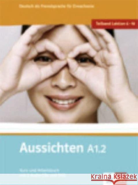 Aussichten A1.2 Kurs-/Arbeitsbuch 2CD + DVD    9783126762069 Klett - książka