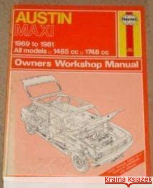 Austin Maxi Haynes Publishing 9780856968921 Haynes Publishing Group - książka