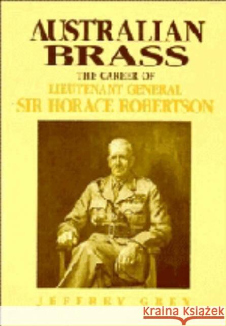 Australian Brass Grey, Jeffrey 9780521401579 CAMBRIDGE UNIVERSITY PRESS - książka