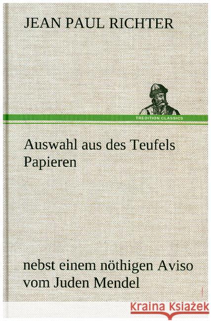 Auswahl aus des Teufels Papieren Jean Paul 9783847258636 TREDITION CLASSICS - książka