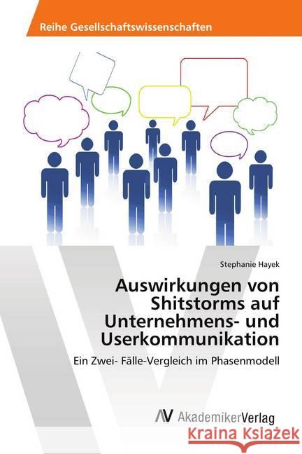 Auswirkungen von Shitstorms auf Unternehmens- und Userkommunikation : Ein Zwei- Fälle-Vergleich im Phasenmodell Hayek, Stephanie 9786202221054 AV Akademikerverlag - książka