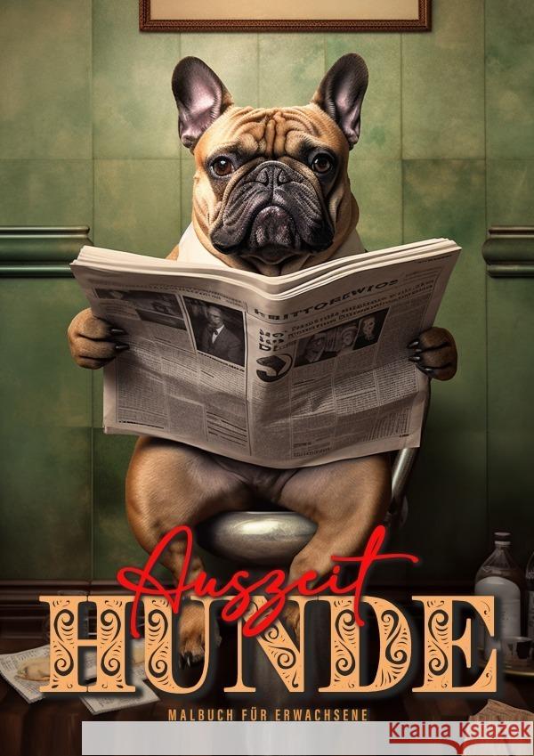 Auszeit Hunde Malbuch für Erwachsene Publishing, Monsoon, Grafik, Musterstück 9783758425875 epubli - książka