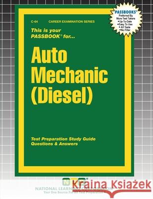 Auto Mechanic (Diesel) Passbooks 9781799300649 National Learning Corp - książka